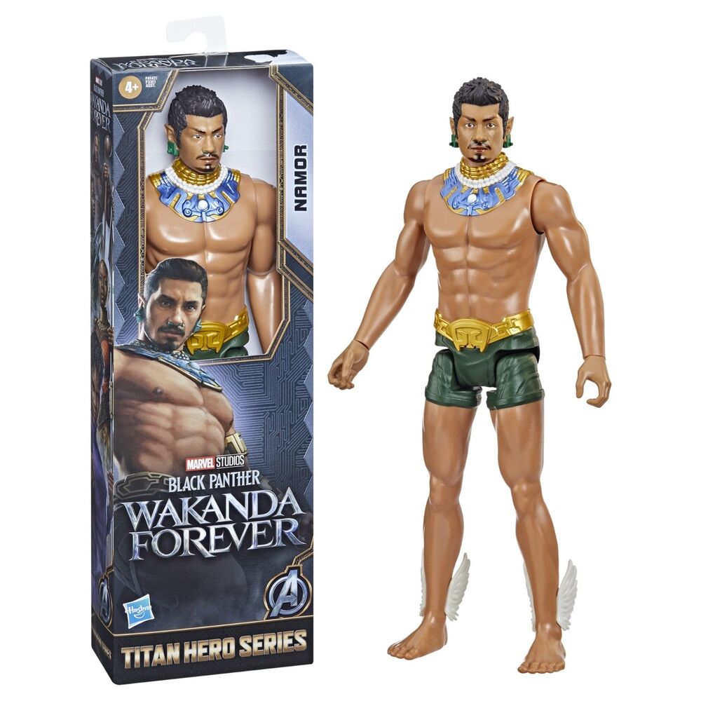 Black Panther Namor Wakanda Forever Action Figure . Titan Hero Series . Marvel